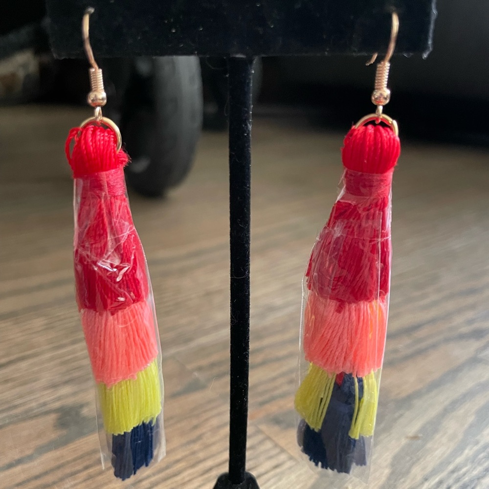 Olivia Welles Tassel Earrings NWOT